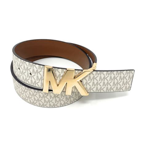 mens gold michael kors belt|Michael Kors belt reversible.